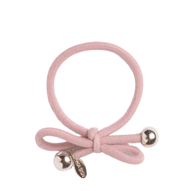 IA BON Hair Tie with Gold Bead - Power Pink Accessoarer & tillbehör Dam Rosa ONESIZE