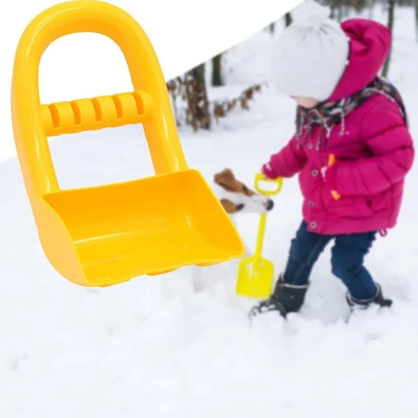 Barn Snöspade Perfekt Storlek För Barn Utomhus Plast Böj Säker Design