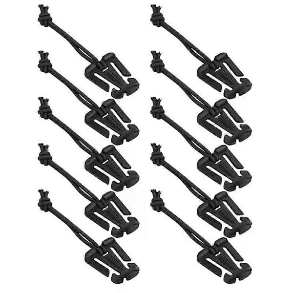 Molle Web Dominators med elastisk snor til rygsæk Webbing Stropper Molle Tilbehør - Taktiske Gear Clips