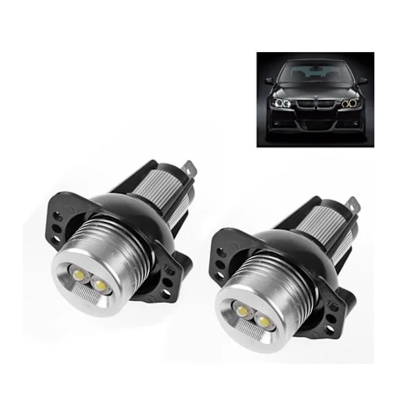 Angel Eyes LED lampor för BMW E90 E91 med original Xenon