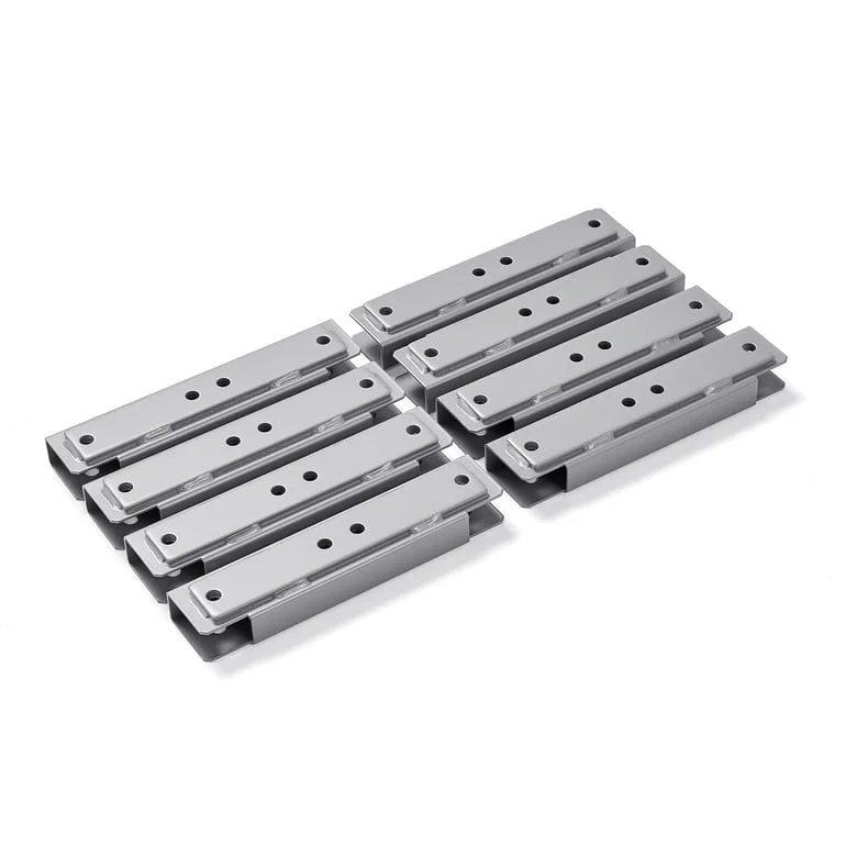 Distanser UNIFY for kabelboks til møtebord QBUS/NOVUS, fast T-stativ, 3200+4000 mm, 8-pk.