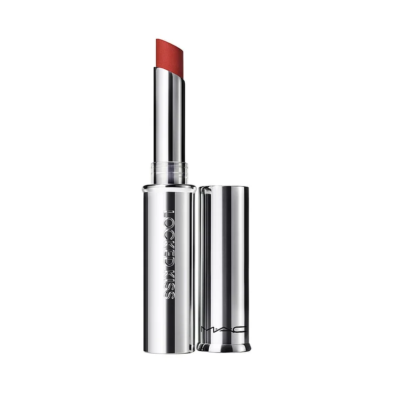 MAC Locked Kiss 24HR Lipstick Extra Chili, Makeup, Læber, Læbestift