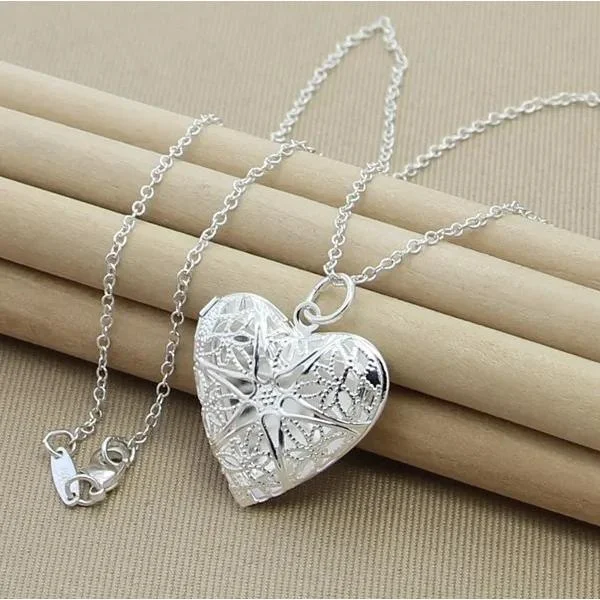 Hett Säljande Boxkedja Halsband 925 Silver Smycken 4MM Bredd Kedjelänk Halsband för Kvinnor Män Smycken Nytt 2019