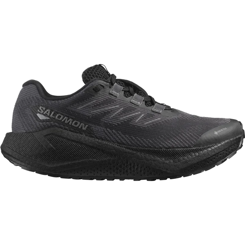 Salomon - Women's Gravel Running Shoes Aero Blaze 3 Grvl GTX W - Black / Asphalt - 3.5