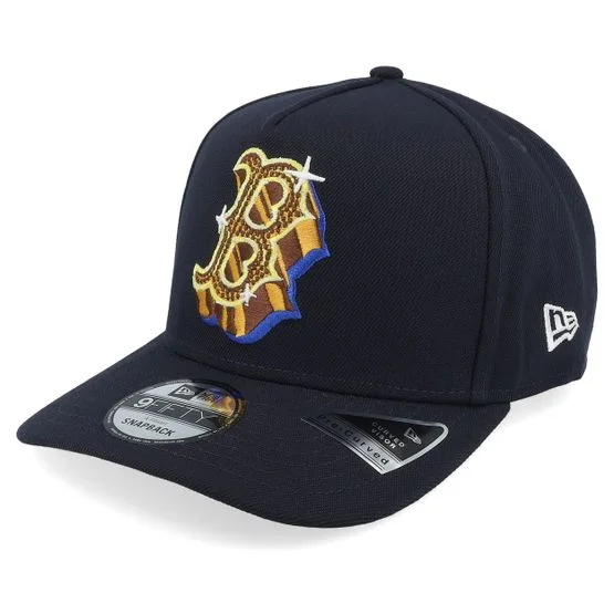 New Era - Azul adjustable Gorra - Boston Red Sox 9FIFTY Emblem Navy A-Frame Adjustable @ Hatstore