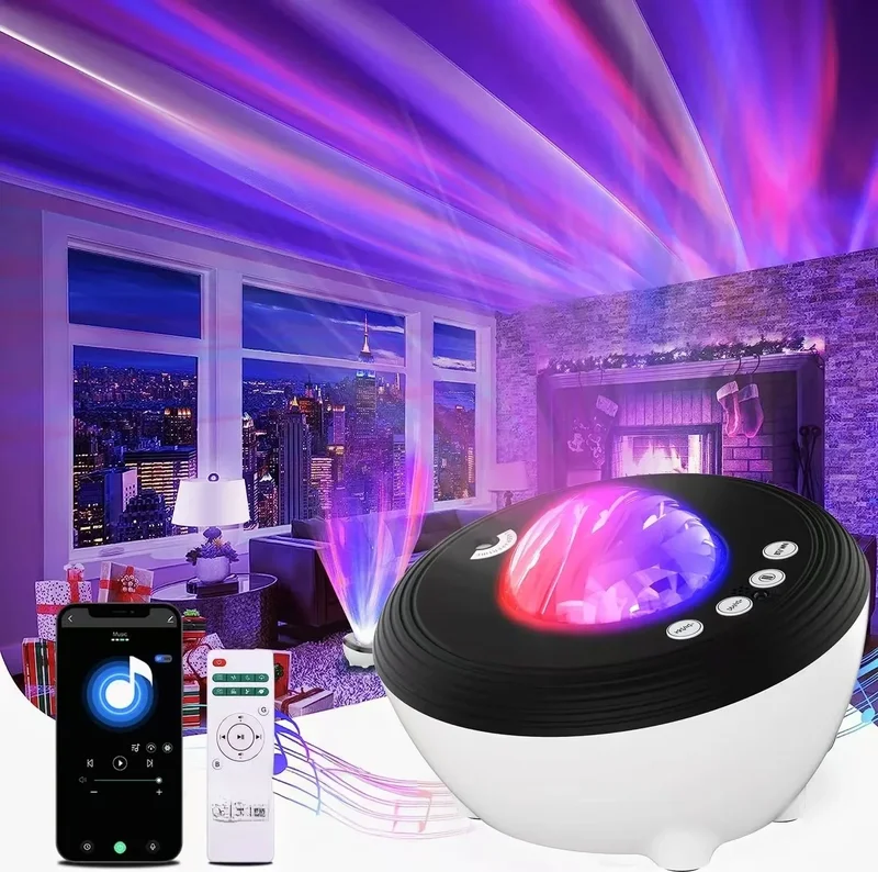 AliExpress - Aurora Nordlicht Projektor Nachtlicht Aurora Lampe Projektor mit Fernbedienung Sternenhimmel Projektor Schlafzimmer Dekor Smart Projektor