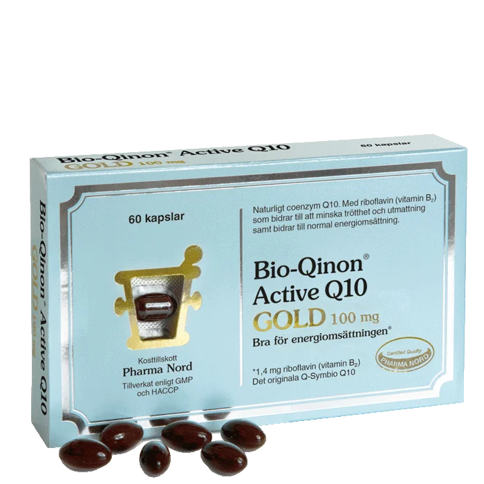 Pharma Nord Bio-Qinon Active Q10 Gold 100 mg 60 kapsler