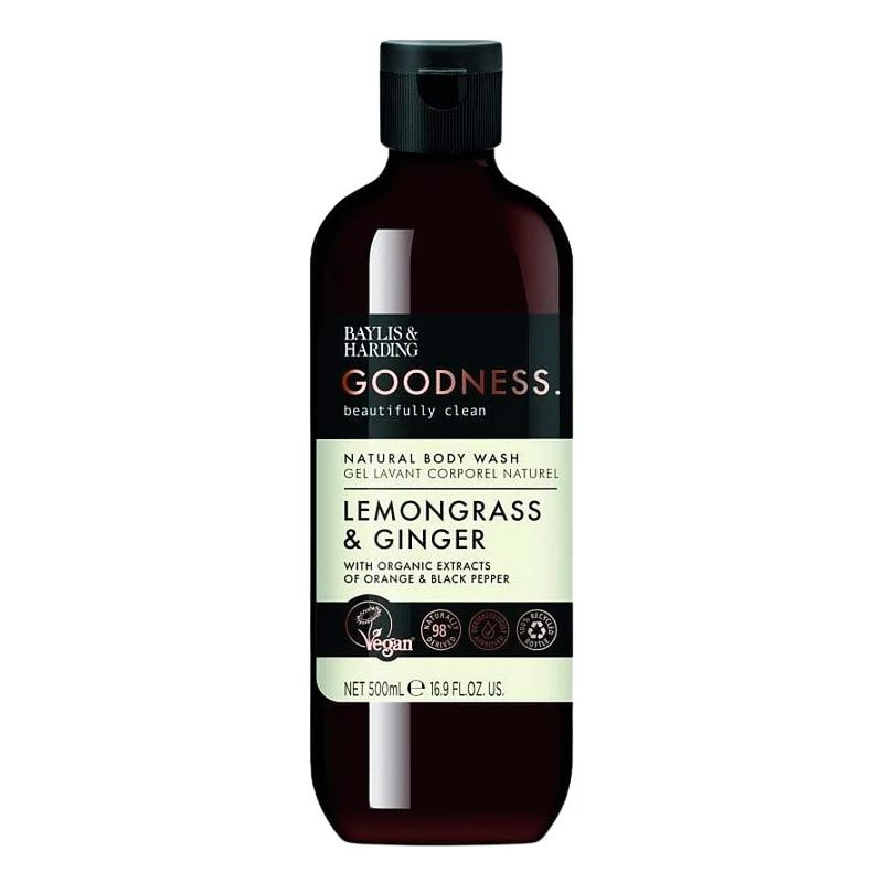 Baylis & Harding Body Wash Lemongrass & Ginger, Hudpleje, Kropspleje, Bodyshampoo
