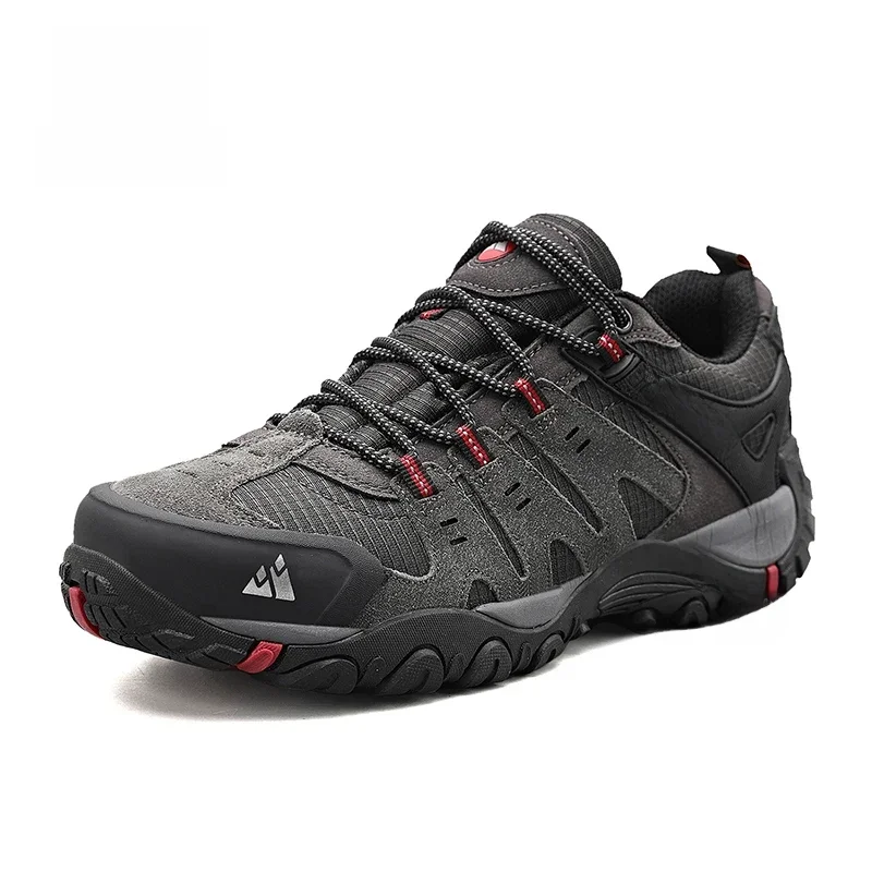 AliExpress - HIKEUP Wandelschoenen voor heren Suède buitenschoenen Slijtvaste heren Trekking Wandelen Jacht Tactische sneakers