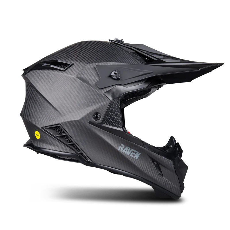 Casque Cross Raven Ipsum Evo Mips Mat Carbone XL