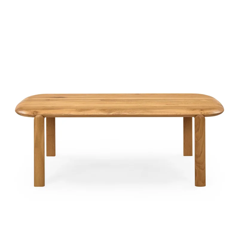 Struct sofabord, 120x60 - Natur egetræ - 120x60.0x40.0 - Sofabord