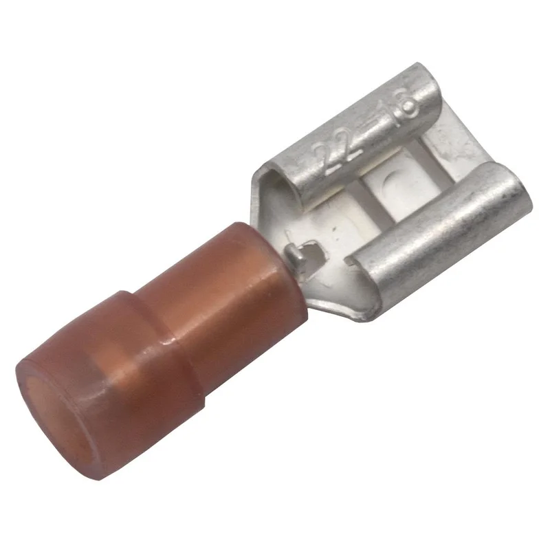 Abiko KA1507FLS-CP Kabelsko flatstifthylsa, 10-pack, Installationsmaterial