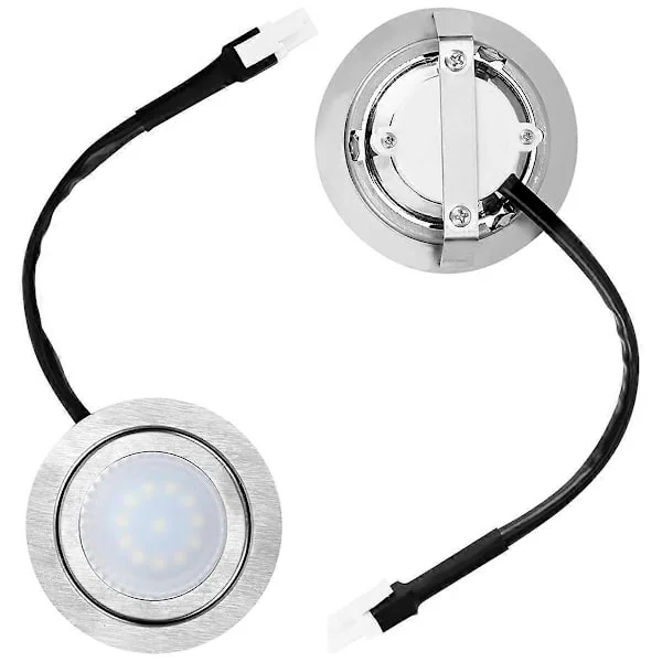2 st Köksfläktslampor, Rostfritt Stål Köksfläkt LED Lampa Ersättning Infälld Köksfläkt