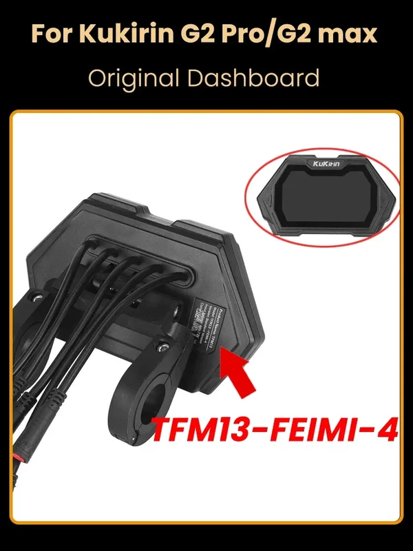 AliExpress - Tableau de bord à affichage Original TMF13-FEIMI-4 pour KuKirin G2 Max G2 Pro, Instrument de Scooter électrique, compteur numérique, 