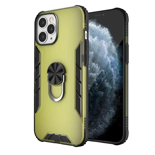 iPhone 12 PRO Max Skal Gul med hållare