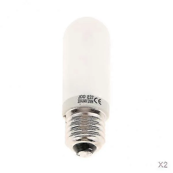 【BQ】2x Jdd Type 250w 220-240v E27 Frostet Halogen Lyspære Modelleringslampe Rør