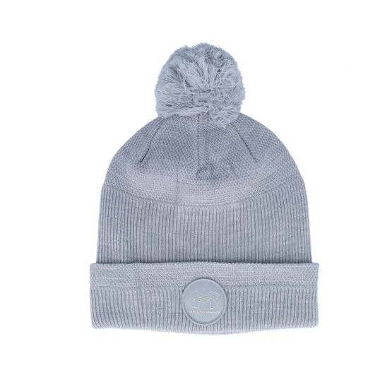 Under Armour - Gris pom Bonnet - Golf Grey Pom @ Hatstore