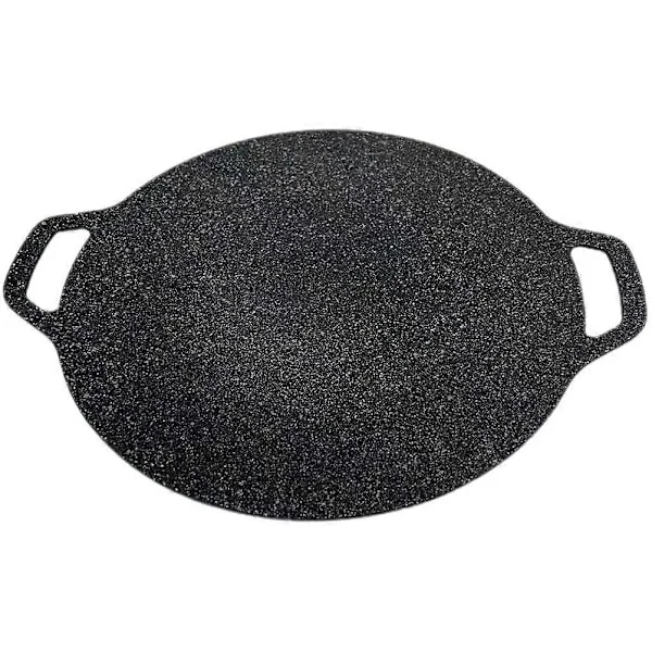 Rund Grillplatta Barbecue Grillpanna Nonstick BBQ Grillpanna Utomhus Picknick Mat Grillpanna