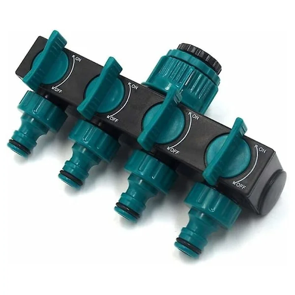 Gap Havslange Splitter 3/4" Vandhane Afleder Kobling Slange Kobling Dyse Afleder Praktisk Vandhane Kobling til Have og Hjemmeliv