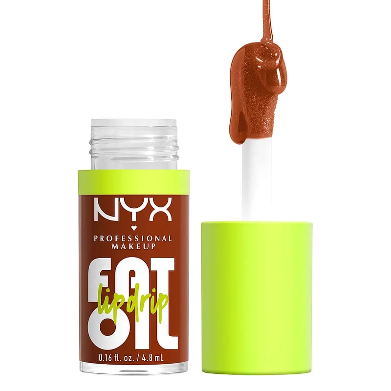 Spar 25% • Køb 2, NYX PROFESSIONAL MAKEUP Fat Oil Lip Drip Lip Oil 07 Scrollin, Makeup, Læber, Læbestift