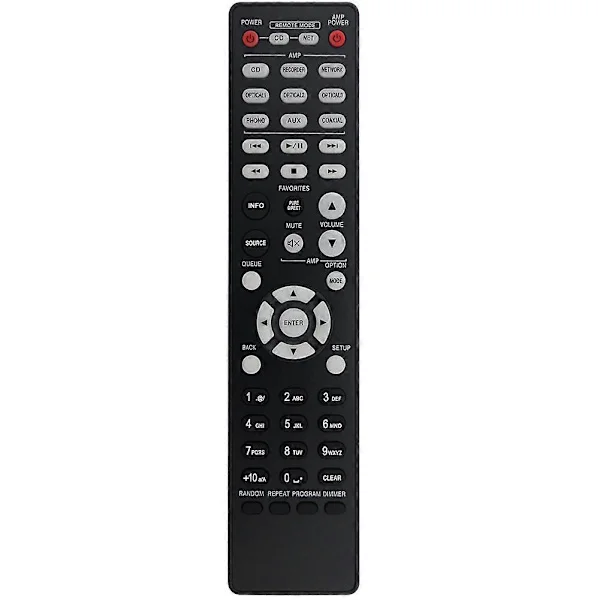 【BEMS】Erstatt RC-1223 fjernkontroll Kompatibel med DENON AV Surround Receiver RC-1223 fjernkontroll