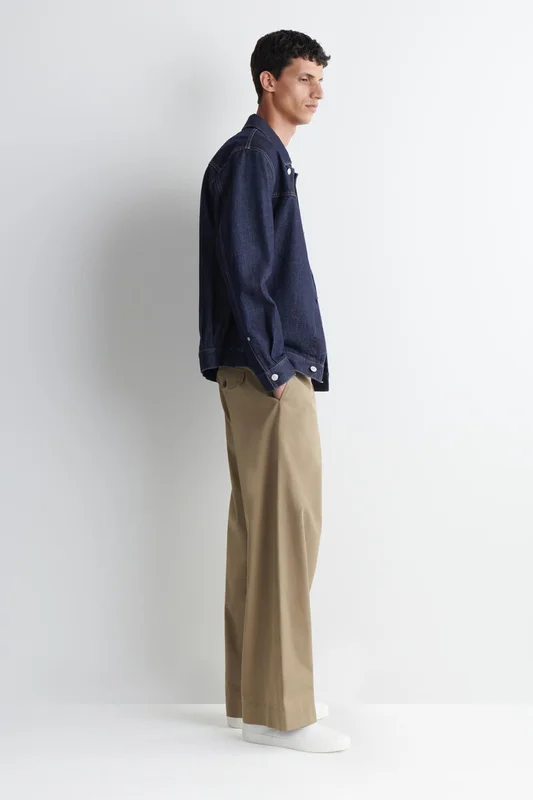 COS Men's Sneakers In Tela in Bianco