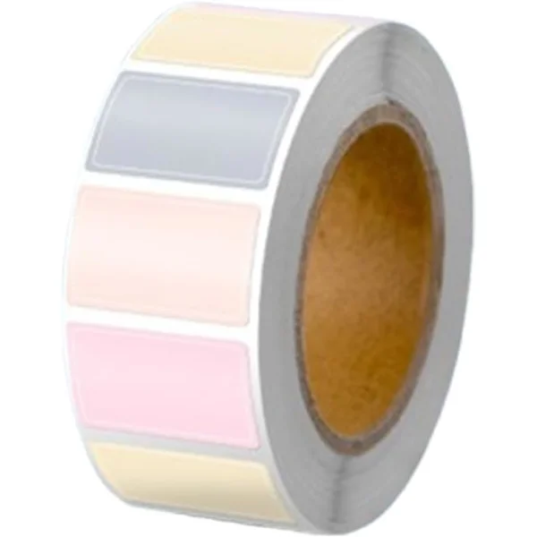 800 x 15x25mm Self-Adhesive Labels, Removable Household Label Rolls, Colored Blank Self-Adhesive Labels