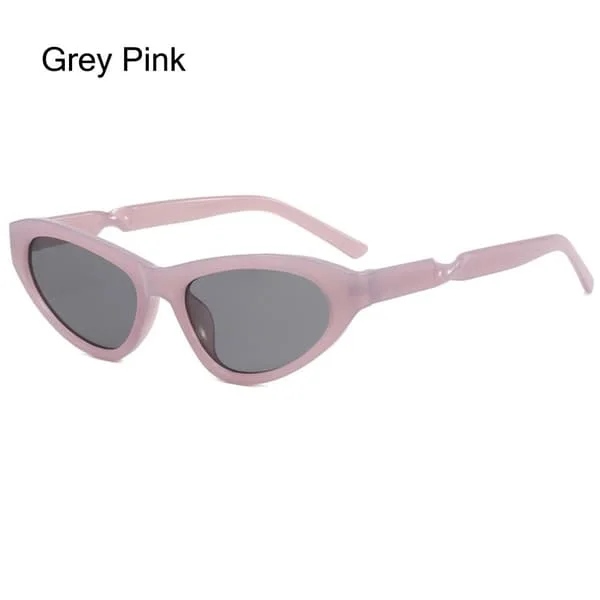 Ovale solbriller Cat Eye solbriller GRÅ ROSA GRÅ ROSA