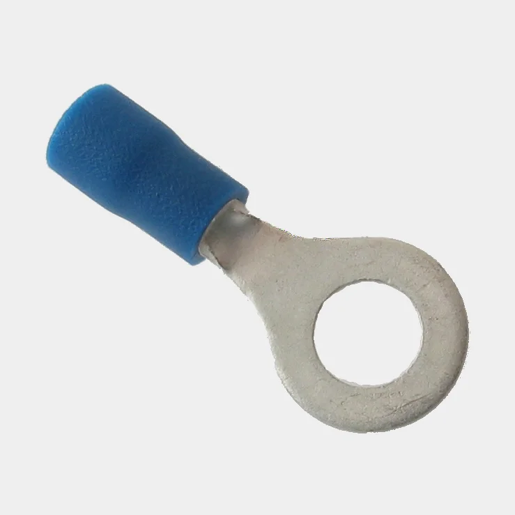 Terminais de anel Skyllermarks, M4, para cabos 1.5 - 2.5 mm², pack de 25, azul