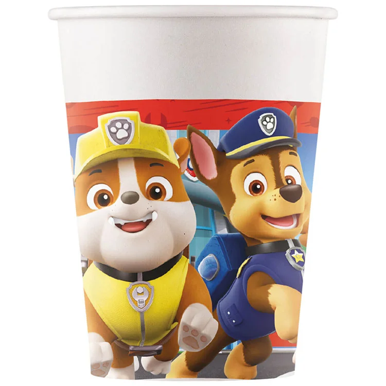 Paw Patrol Räddningshjältar Pappersmugg 8-pack - Paw Patrol Kalas Dekoration - Kalaslagret.se