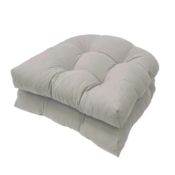 Farmhouse Chair Cushions, Outdoor Garden Sofas, Rattan Chairs, Moisture-proof and Waterproof Seat Cushions, Cushions and Home Tatami Mats Light Gray 