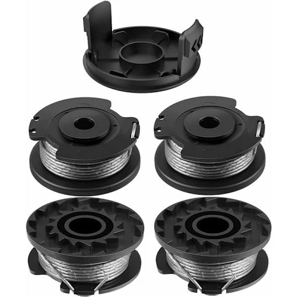5 stk. F016800569 erstatningsspoler til Bosch EasyGrassCut buskrydder, F016800385 trimmer erstatningsspole kompatibel med ART 23SL og A