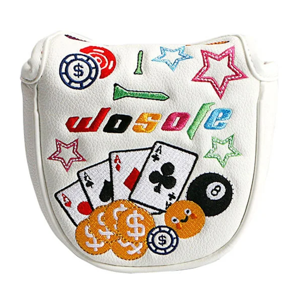 Golf Blade Putter Cover Golf Putter Headcover PU Læder Magnetisk Lukning til Scotty-Cameron-Odyssey Blade-Taylormade