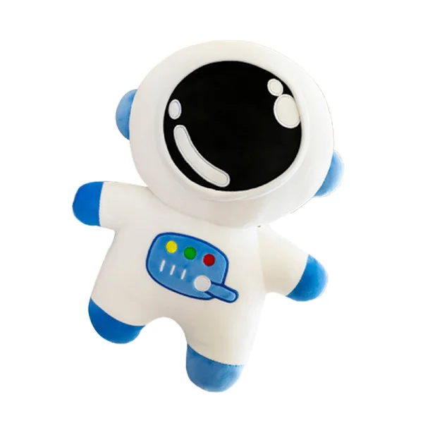 Spaceman plysjdukke elastisk tegneserie romastronaut utstoppet filleleke myk pute Gave til barn Jenter 25/40 cm Blå 40cm