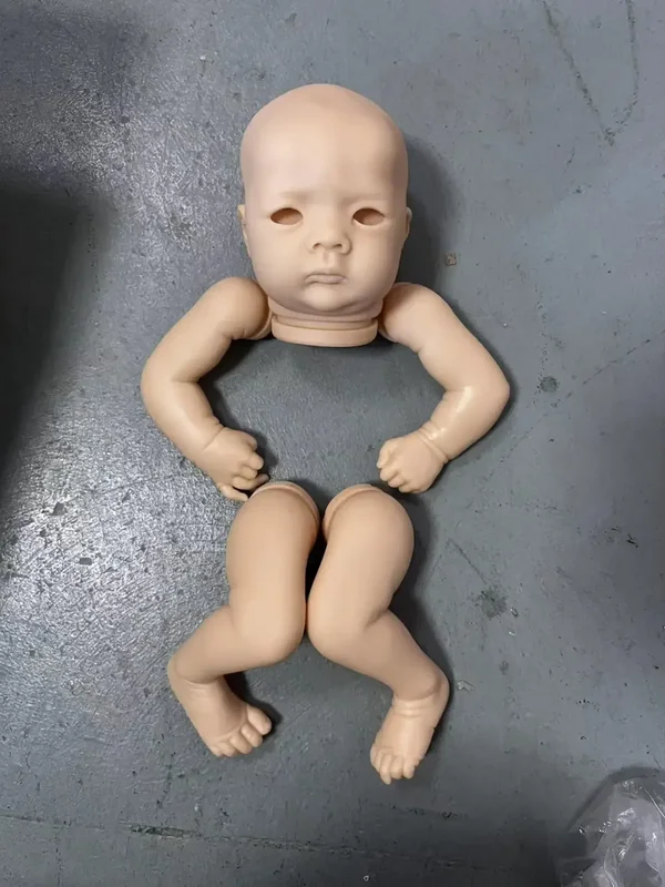 AliExpress - NPK 19 ''haute quantité inachevé non peint Reborn bricolage pièces de poupée Jule avec corps et yeux en tissu Kit de poupées peintes à la