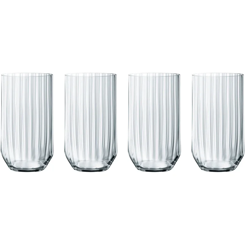 Spiegelau Linear longdrinkglas 4-pack | Dukning & Servering > Glas > Cocktail- & Drinkglas > Longdrinkglas | Bagaren och Kocken
