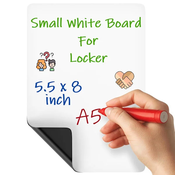 2 st Skåp Whiteboard Magnetisk 14x20 cm - Whiteboard för skåp Magnetisk - Whiteboard för skåp Magnet Whiteboards för skåp Liten Magnet