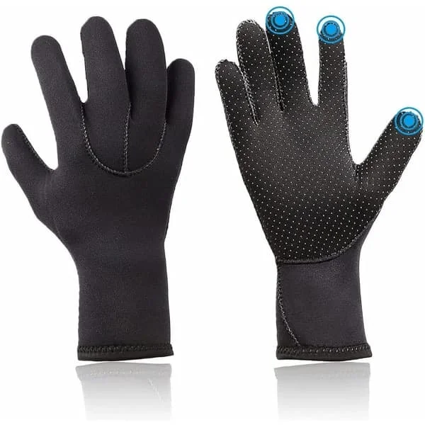 Neoprenhansker 3mm Sklisikre våtdraktshansker Dame Svømmehansker Kaldt Vann Dame Surf Hansker Dykk Hansker Snorkle Hansker
