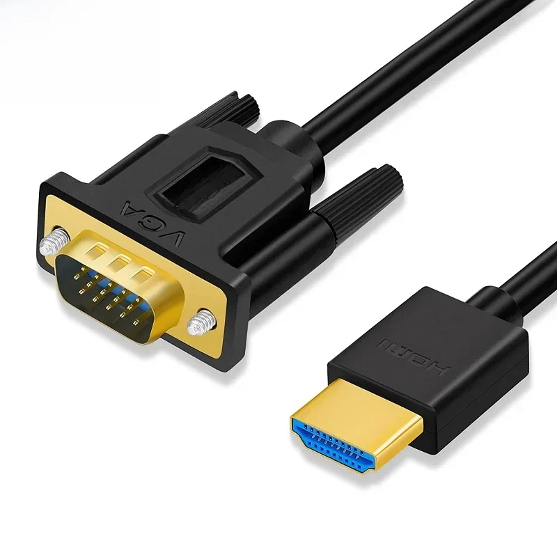 AliExpress - Shulianca ble HDMI zu VGA Kabel, HDMI zu VGA (männlich zu männlich) Unterstützung 1080p geeignet für Computer,PS4,HDTV