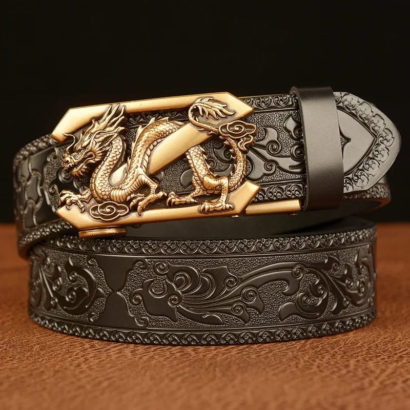 AliExpress - Neue Retro Mode-Business herren Gürtel Westlichen Automatische Schnalle Cowboy Casual Stil Luxus Marke Punk Gürtel Männer