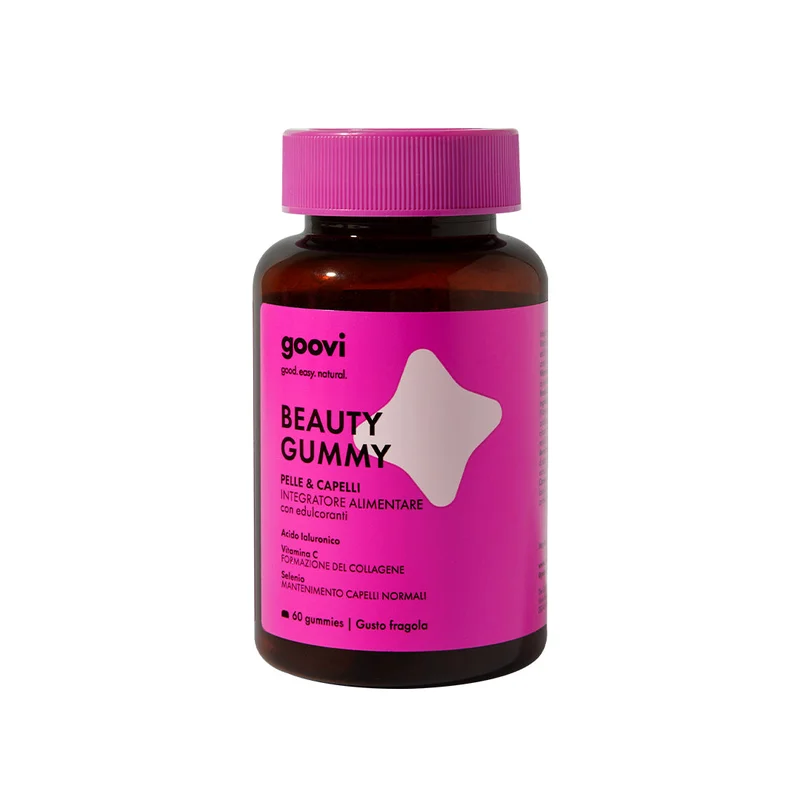Goovi Integratori Alimentari BEAUTY GUMMY Pelle & Capelli 1x 60pz - Integratore Unghie e Capelli