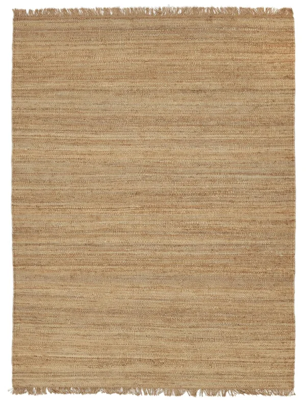 Solista Plain Jute Beige Groot Vloerkleed