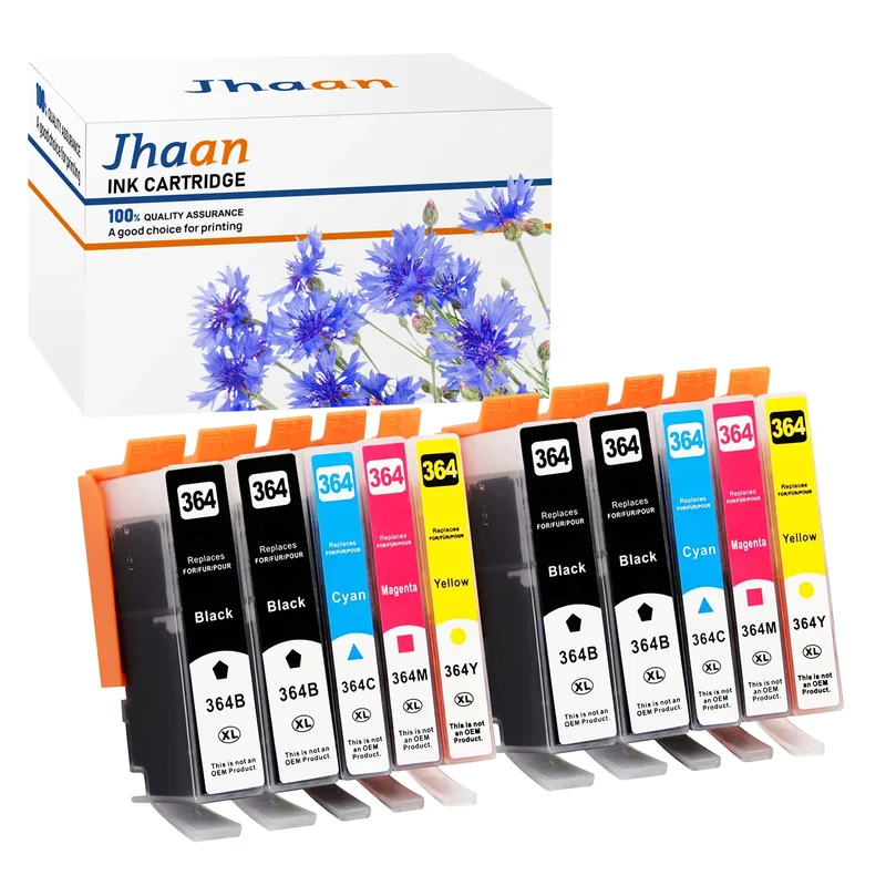 AliExpress - Jhaan 364XL Multipack-Tintenpatronen, kompatibel mit HP 364 XL für HP Photosmart 5520 5510 Deskjet 3520 Officejet 4622 4622 5510