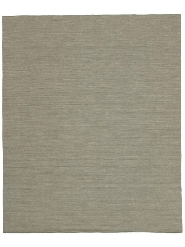 Einfarbig Handloom Flat Teppich - Hellgrau/Beige 200X250 Wolle, Im Klassischen Stil