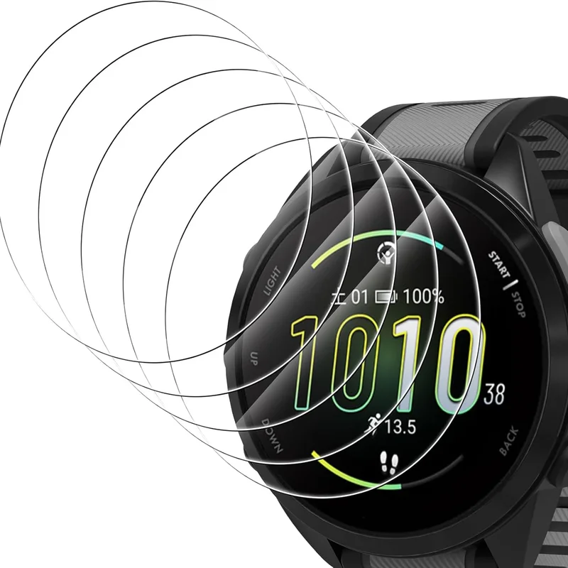 AliExpress - 5 Stück gehärtetes Glas für Garmin Fenix 8 7X 6X Pro 7 6 7S 6S 5 5S Solar AMOLED Displayschutzfolie Kratzfeste Schutzfolie Zubehör