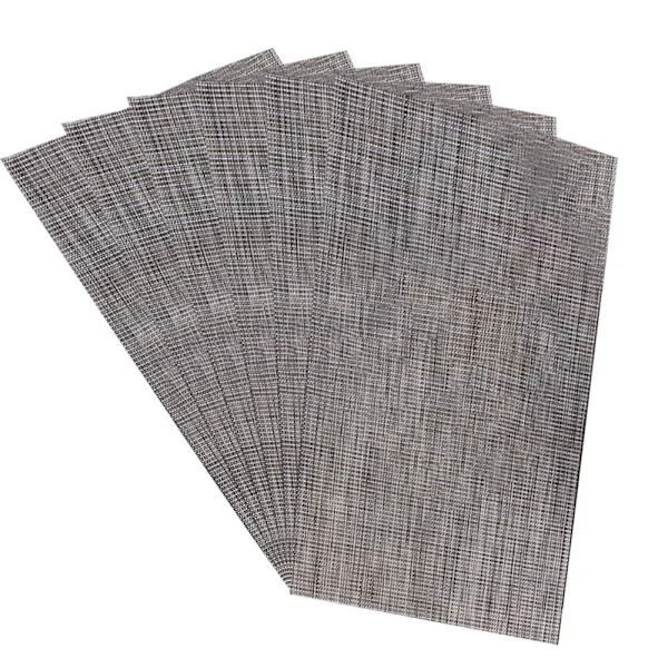 Coasters, set of 8 heat-resistant coasters, stain-resistant non-slip coasters for kitchen table, washable durable PVC table mats