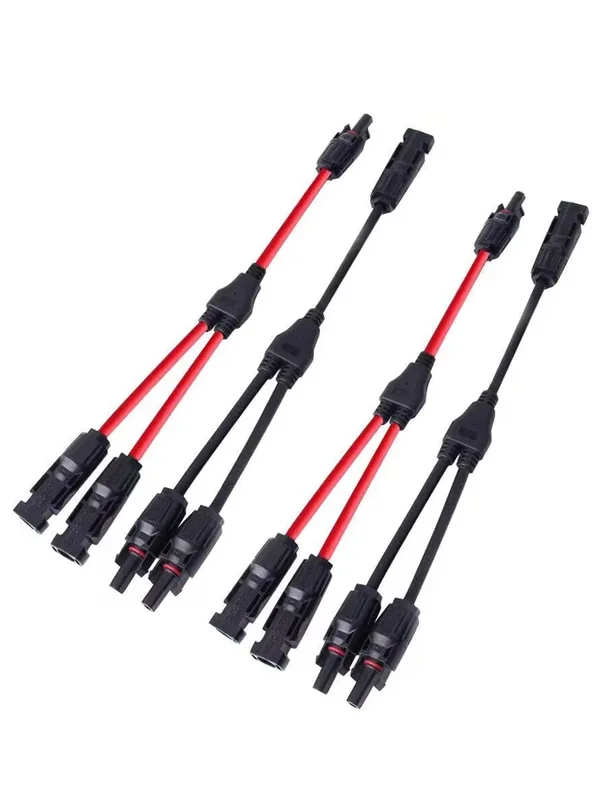 AliExpress - 2Y Tak parallelle aansluiting 30A 1000V Elektrische Solar Connector Fotovoltaïsche 2 stuks zonnepaneel Kabel Draad Sluit