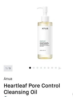 Anua Heartleaf Cleansing Oil