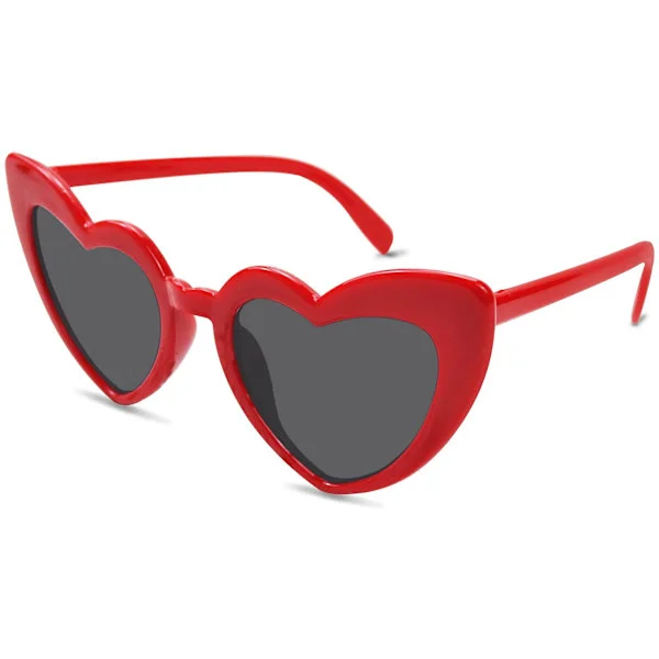 Fashion Heart Sunglasses Vintage Heart Shaped Glasses Love Heart Glasses