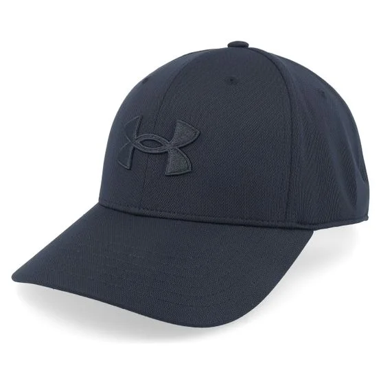 Under Armour - Svart adjustable Caps - Blitzing Black Adjustable @ Hatstore